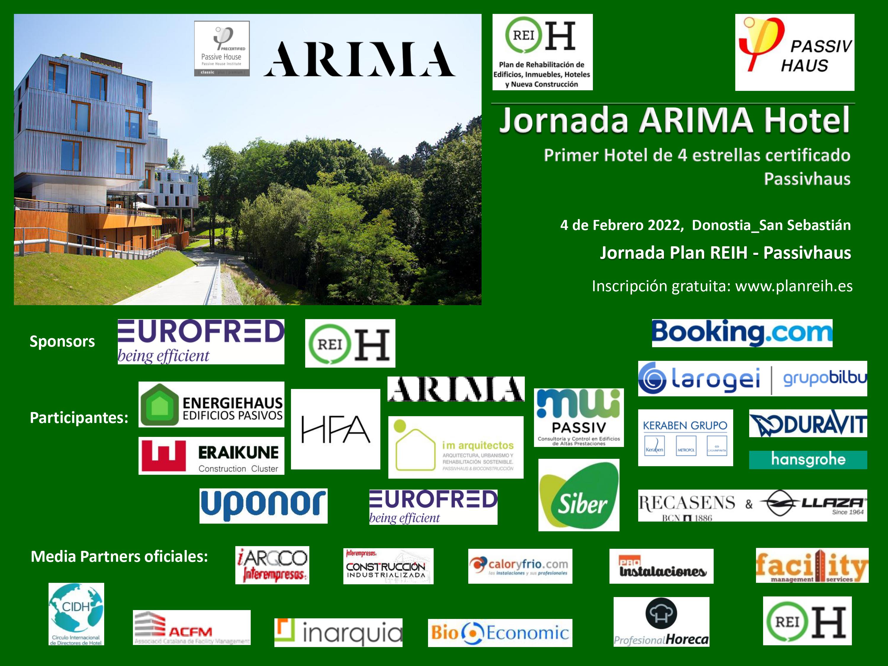Jornada ARIMA Hotel, primer Hotel**** certificado Passivhaus.